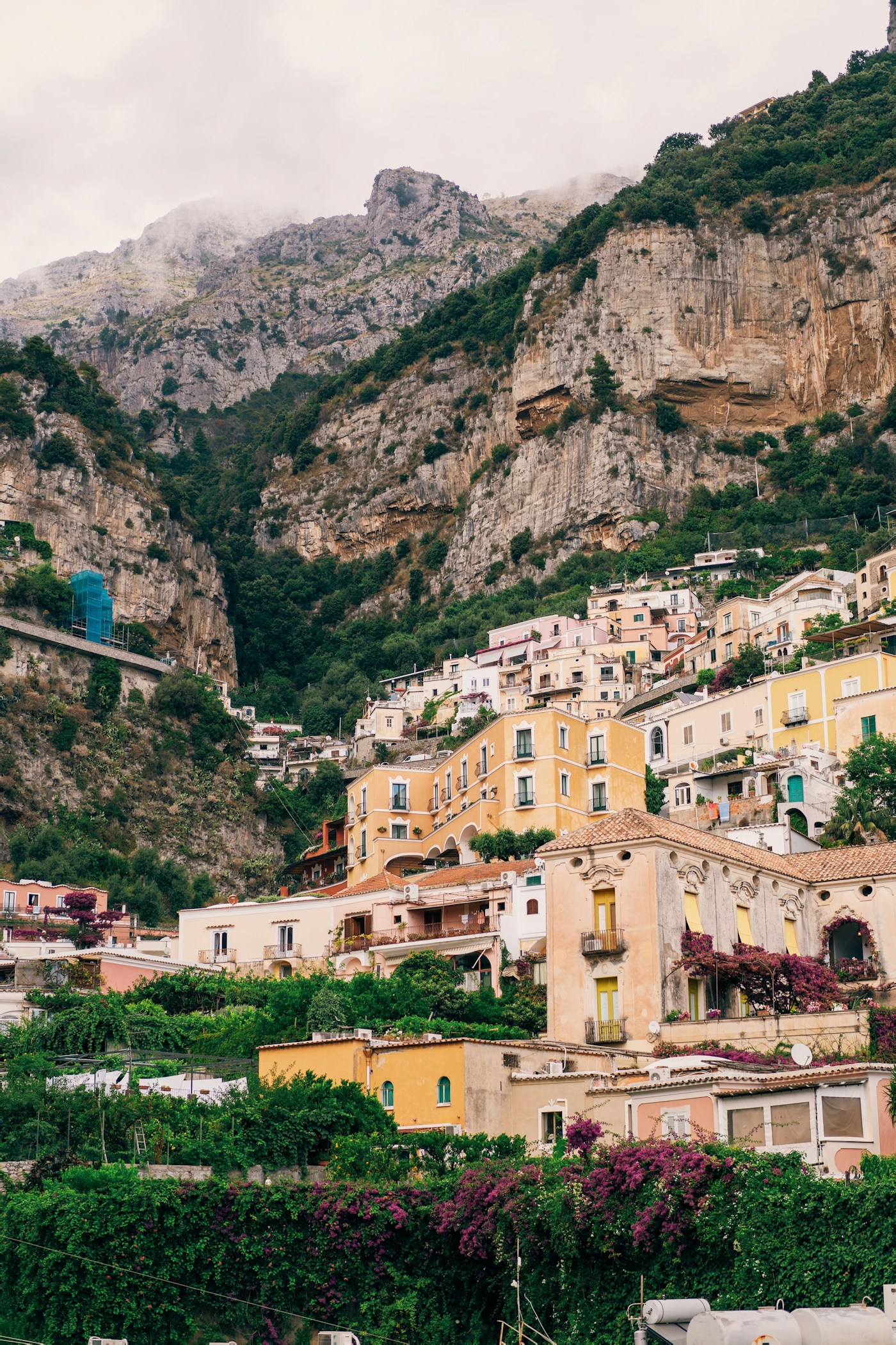 Amalfi Coast Italy cliffs and turquoise sea